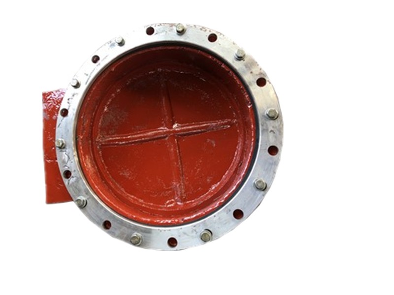 法蘭連接鑄鐵拍門